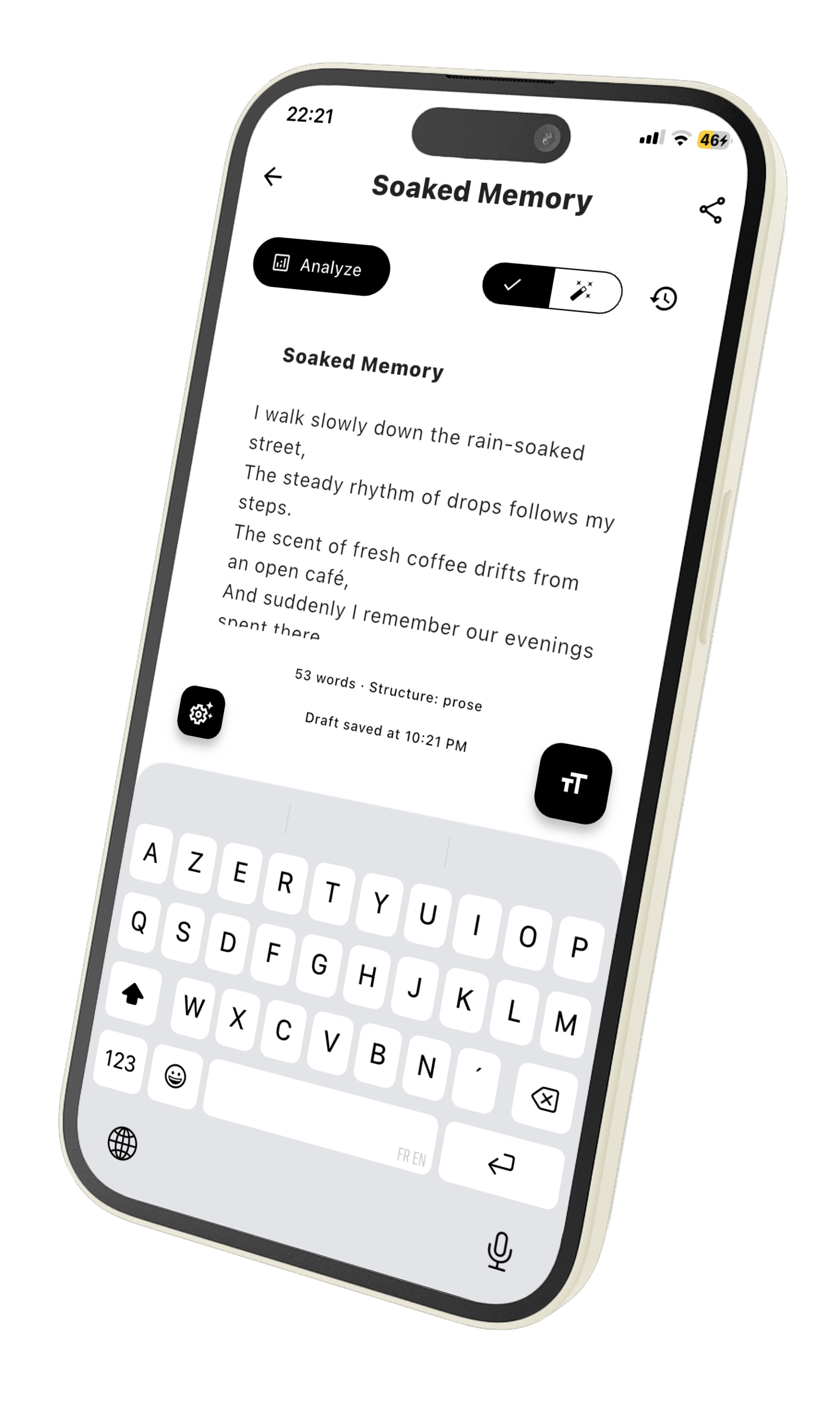 Lyrai poetic writing assistant preview